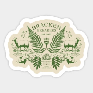 Bracken Breakers Sticker